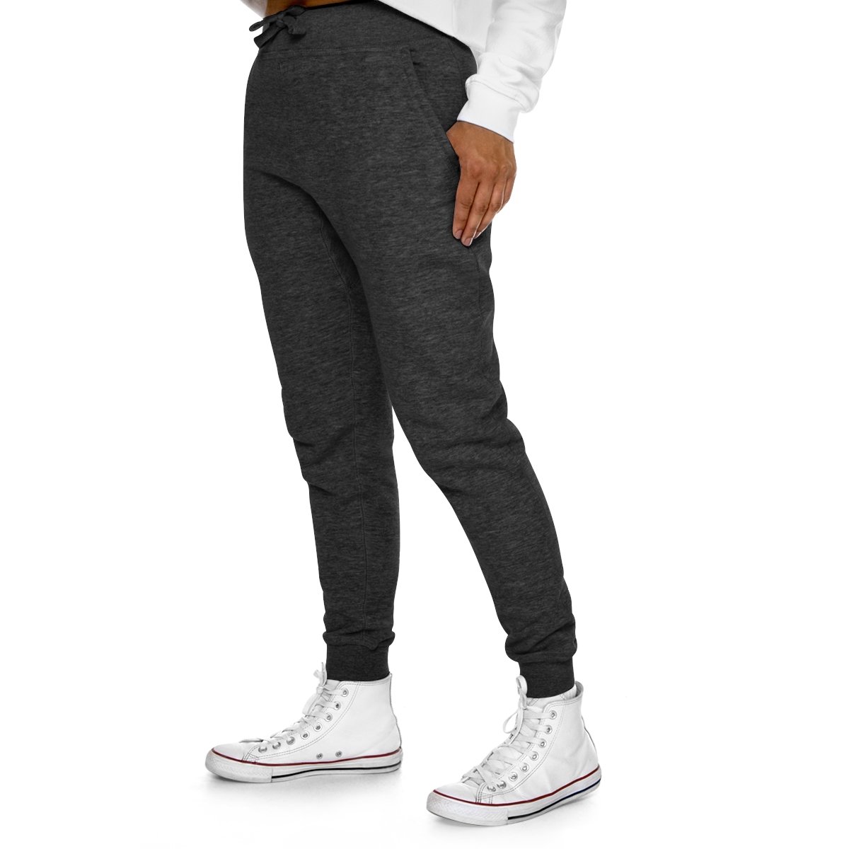 Premium Fleece Joggers w/Logo - Image 3