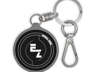 Eternal Zones Keyring Tag (White on Black Color)